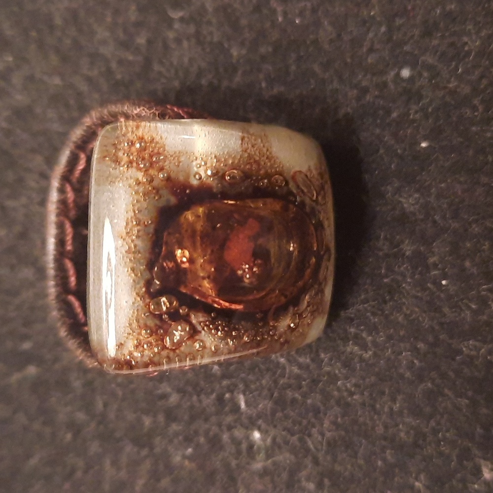 Abstract Glass Ring - Picture 5 of 6